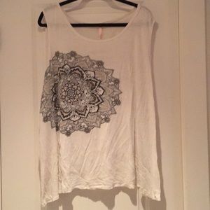 Oversized ModCloth mandala tank top